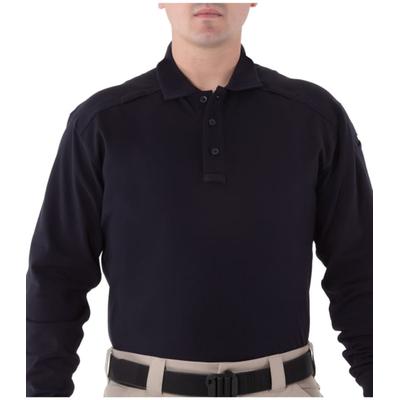 [111502-729_MIDNIGHT_NAVY-S] 111502 M COTTON LS POLO (S, NAME:)